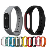 Bakeey™ Double Color Replacement Silicone Wrist Strap Watch Band for XIAOMI Miband 2 Non-original