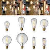 Ampoule de lumière à filament E27 Dimmable COB LED Vintage Retro Industrial Edison pour l'éclairage intérieur AC220V