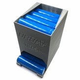 حافظة بطارية URUAV 18650 تخزين حالة البطارية بلاستيكية