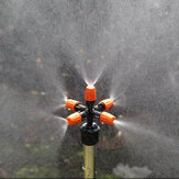 5 Bocais de Cabeça Ajustável 360° Sprinkler de Neblina Rotativo Automático de Gramado Acessório de Rega de Jardim