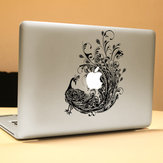  PAG Peacock Decorative Laptop Decal Removable Bubble Free Self-adhesive Partial Color Skin Sticker