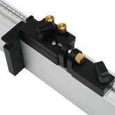Drillpro fakitermelő eszköz visszafordítási leállóval Mikro-beállítható beállításokkal T-Track Stop Miter Gauge Fence