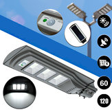 60W 120 LED Solar Motion Activated Sensor Wall Street Light for Outdoor