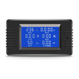 PZEM-018 5A váltakozó áramú digitális kijelző teljesítménymérő feszültségmérő ampermérő frekvenciaáram feszültség tényező mérő