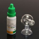 Dioxyde de carbone aquarium moniteur co2 ph indicateur verre drop testeur boule de checker