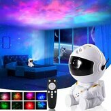 Astronot Galaksi Projektör Gece Lambası Hediye Yıldızlı Gökyüzü USB Led Yatak Odası Lambası Çocuk Doğum Günü Dekorasyon Uzaktan Kumanda