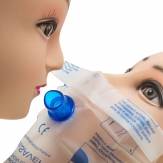 Boca cpr ressuscitação com protetor facial respirador boca máscara com uma forma de válvula