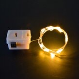 0,5M/1M/2M Batteriebetriebene LED-Girlande aus Kupferdraht für den Innenbereich zur Nutzung an Feiertagen und Weihnachten im Haus