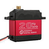 DSSERVO DS3218MG مقوى بمعدن عالي السرعة 20 كجم مقاوم للماء 180°/270° سيرفو رقمي لسيارات ريموت كونترول نموذج رياضي بمقياس 1/8 1/10 1/12