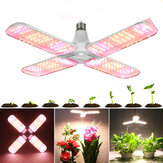 Żarówka LED pełnego spektrum E27 2/3/4 ostrzowa do uprawy roślin w hydroponice wewnątrz pomieszczeń 85-265V