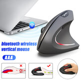 Schwarze/Graue Bluetooth kabellose ergonomische vertikale Maus 2400DPI