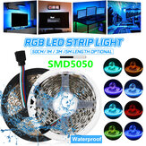 Kit de bande lumineuse LED RGB 5050 étanche de 0,5M/1M/3M/5M avec changement de couleur pour l'éclairage sous les placards de cuisine