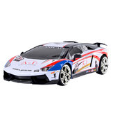 JHL 1/16 2.4G 4WD Drift Rc Авто Титановый сплав Shell с Светодиодный Racing Toys
