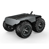 ROVER WAVE : Châssis de Robot Mobile 4WD Flexible et Évolutif en Métal. Prise en Charge de Plusieurs Hôtes avec Module ESP32 Intégré pour Raspberry Pi et Jetson Nano