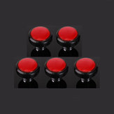 5 шт. Красная 45-мм аркадная видеоигра Большая круглая кнопка с подсветкой и светодиодной лампой
