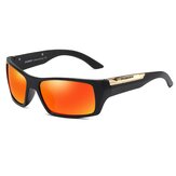 Óculos de sol esportivos polarizados DUBERY D186 anti-UV para ciclismo e atividades ao ar livre com estojo com zíper.