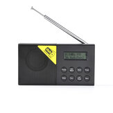 Receptor FM portátil rádio BP-PC3 DAB blutooth 5.0 LCD Display recarregável rádio de transmissão com telescópico Antena