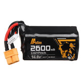 Bateria Lipo Auline 14.8V 2600mAh 1C 4S com plugue XT60 para Óculos DJI FPV