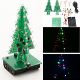5 шт. Geekcreit® DIY Рождественская елка LED Flash Набор Электронное обучение 3D Набор