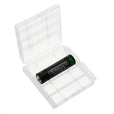 Palo Plastic Transparant Wit 4st AA AAA Batterij Case Houder Opbergdoos 