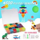 4500 STKS Magic Water Kleverige Kralen Fuse Kralen Refill Puzzel Speelgoed Art Ambachten Speelgoed 24 Kleuren