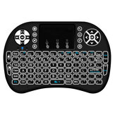 MINI I8 Wireless Backlit 2.4GHz Touchpad Keyboard Luchtmuis Voor Tv Box MINI PC