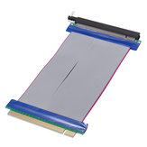 19cm PCI-E 16X Erkek - Kadın Grafik Kartı Uzatma Kablosu Flex Şerit Yükseltici Kart