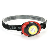 COB + LED latarka czołowa latarka z 3 trybami, zasięg 100m, do pracy, biegu, jazdy na rowerze i polowania.