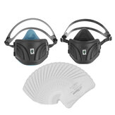 Anti-stof gezichtsmasker PM2.5 Anti-condens Haze-stof Elektrostatisch ademhalingstoestel
