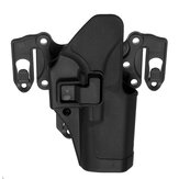Right Waist Hand Belt Holster with Molle Platform for GLOCK 17 18 19 22 23 31