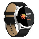 Νέα ρούχα Q8 0,95 ιντσών OLED Έγχρωμη οθόνη Πίεση αίματος Καρδιακός ρυθμός Έξυπνο ρολόι για Android iOS