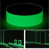 12mmx10m Photoluminescerende Tape Gloeit In Het Donker Doorgang Veiligheidsmarkering Helder Groene Decoraties