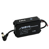 חבילת סוללת Li-po UFOFPV 7.4V 1600mAh עם מחוון LED עבור משקפי FPV Fatshark HD2 / V3
