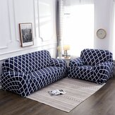 Capa elástica para sofá de 1/2/3/4 lugares, protetora de sofá estampada com estampa floral