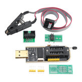 CH341A 24 25 Serie EEPROM Flash BIOS USB Programador + Módulo de Adaptador de Clip SOIC8 SOP8
