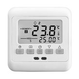 Digital Thermostat Weekly Programmable 16A 230V AC Wall Floor Thermostat With Sensor Cable Room Heat