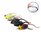 ZANLURE 1PC 6cm 10.5g High Simulation Fishing Lure Mouse Artificial Fishing Bait Wih Hook