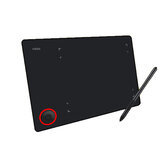 VINSA T608 Graphic Tablet Intelligent Control  Wheel Paper-like Feel Film Technology 233/sec Reading Speed 8192 Level Pressure Sensitivity