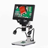 MUSTOOL G1200D Digital Microscope 12MP 7 Inch Large Color Screen Large Base LCD Display 1-1200X Continuous with Light