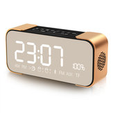 Bakeey ™ 2500mAh Dual Alarm Часы Bluetooth Динамик с микрофоном LEC-экраном FM Радио AUX Bass Stereo