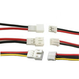 10 peças de cabo de conector terminal macho fêmea de 10 cm PH2.0mm 2PIN / 3PIN / 4PIN / 5PIN / 6PIN DIY Mini para modelo de bateria RC