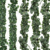 12 Stück/Pack Künstlicher Rattan Fortgeschrittener Seidenstoff Grape Green Dill Leaves Decor