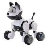 Cão robô eletrônico inteligente para crianças, brinquedos de ação de cachorro que anda, presente para crianças
