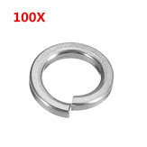 100 pezzi di rondelle elastiche di sicurezza in acciaio inossidabile 304 M4
