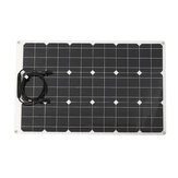 Panel solar monocristalino altamente flexible de 80W 18V, panel mono impermeable