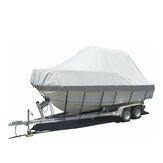 20-21ft 6.1-6.4m Waterproof Heavy Duty 600D Trailerable Jumbo Boat Cover