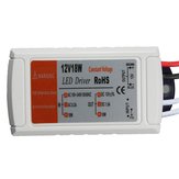 Dc12v 18w fuente de alimentación LED interruptor del transformador adaptador de controlador para LED luz de tira