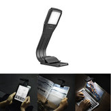 LUSTREON USB Recarregável Dobrável Regulável 4 LED Eye-Care Livro de Leitura Clipe de Luz para Kindle IPad 