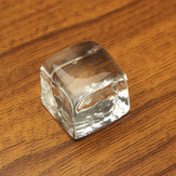 5 unidades de 2.3 cm de adorno para fotografía de grano de hielo geométrico simulado Ice Ice Ice de acrílico