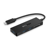 BlitzWolf® BW-TH4 5 az 1-ben C típusú - 3 portos USB 3.0 SD TF kártyaolvasó adatközpont
